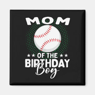 Imã Mãe Do Aniversariante Jogador De Beisebol Aniversá