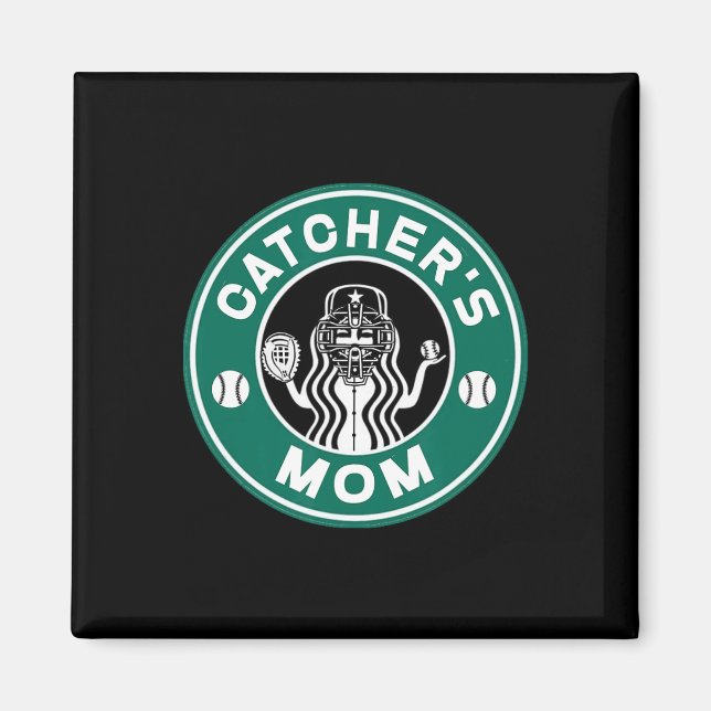 Imã Mãe do Catcher Softll Para Mulheres Mãe do Softll  (Frente)