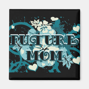 Imã Mãe do Futuro - Corações e Flores