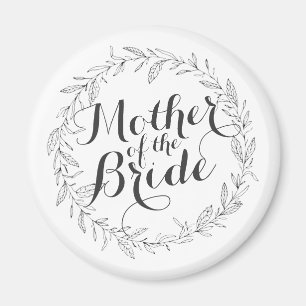 Imã Mãe do ímã floral simples do casamento   da noi