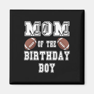 Imã Mãe Do Menino De Aniversário Amante De Futebol Fam