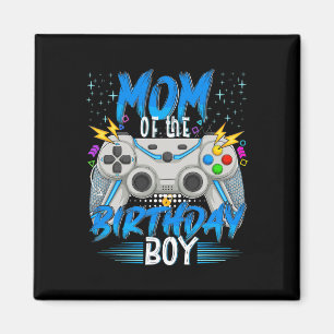Imã Mãe Do Menino Do Aniversário Video Game Aniversári