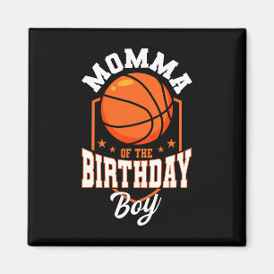 Imã Mãe Do Tema De Bysketbyll Do Aniversário, Bday Pa