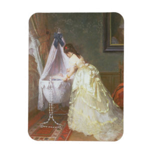 Ímã Mãe e bebê, 1869 (óleo no painel)