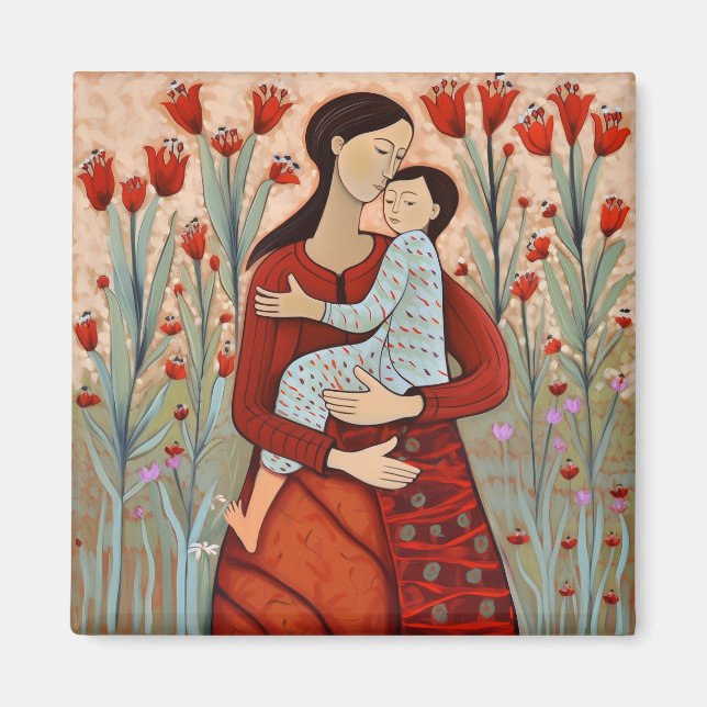 Imã Mãe e Filho (Frente)