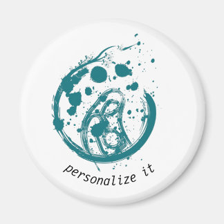 Imã mãe e filho, Magneta standard do círculo de 2¼ pol