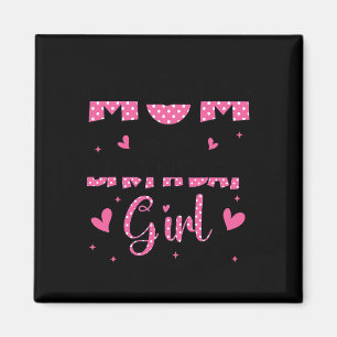 Imã Mãe E Pai Da Família Birthday Girl Correspondendo 