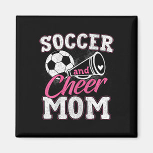 Imã Mãe Engraçada de Torcida de Futebol e Cheerleader
