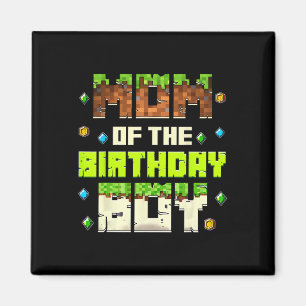 Imã Mãe Engraçada Do Menino De Aniversário Video Gamer