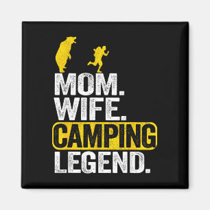 Imã Mãe esposa acampamento lenda rv camper outdoor mul