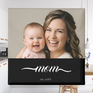 Imã Mãe Estabelecida Foto Personalizada Ano