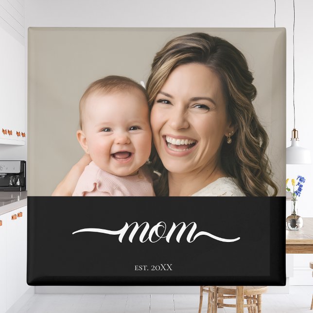 Imã Mãe Estabelecida Foto Personalizada Ano  (Criador carregado)