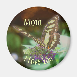 Imã Mãe Eu Te Amo Borboleta