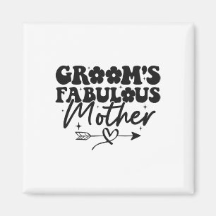Imã Mãe Fabulosa do Groovy Mãe do Noivo