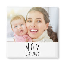 Mãe Fundou Ímã de Presente de Foto