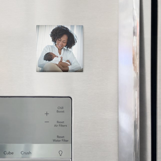 Imã Mãe Mãe Família Bebê Personalizar Foto (In Situ (Fridge))