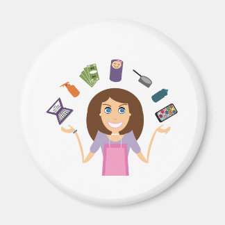 Imã Mãe malabarista (Brunette)