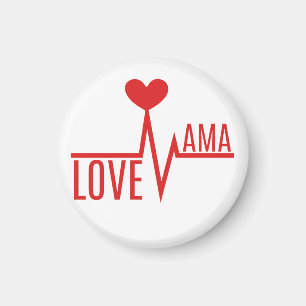 Imã mãe mamãe mãe ama pulso cardíaco