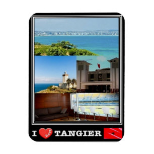 Ímã MÃE Marocco - Tangier - Eu Amo Mosaico -