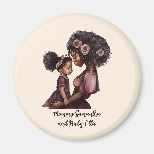Imã Mãe negra personalizada e filha (1)