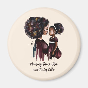 Imã Mãe negra personalizada e filha (4)