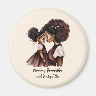 Imã Mãe negra personalizada e filha (5)