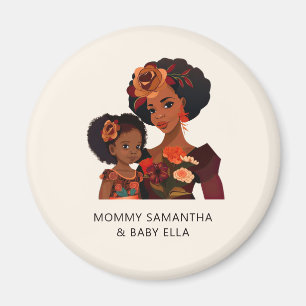 Imã Mãe negra personalizada e filha (9)
