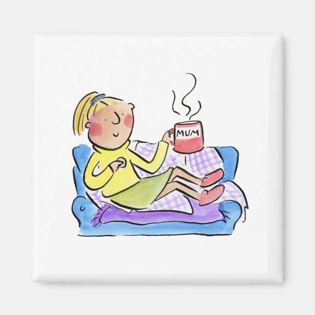 Imã Mãe no sofá (Frente)