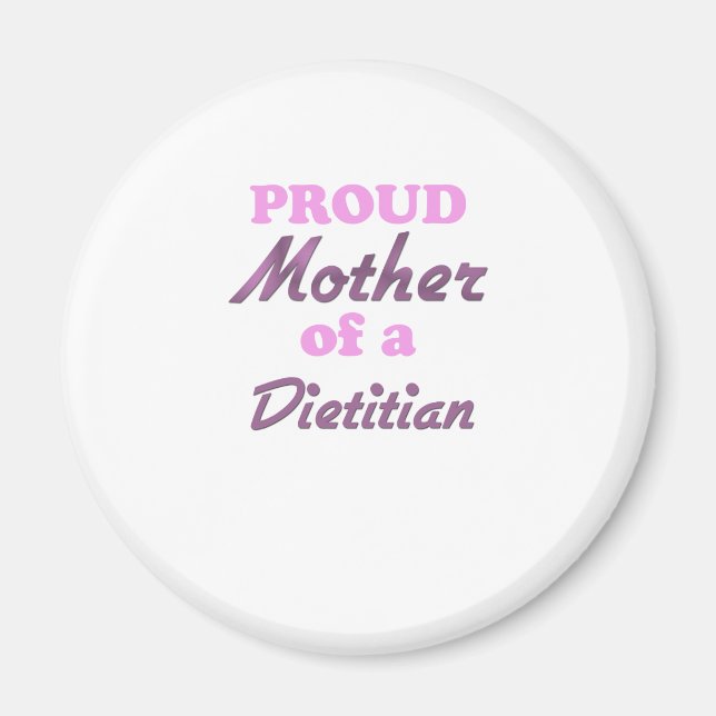 Imã Mãe Orgulhosa de um Dietitiano (Frente)