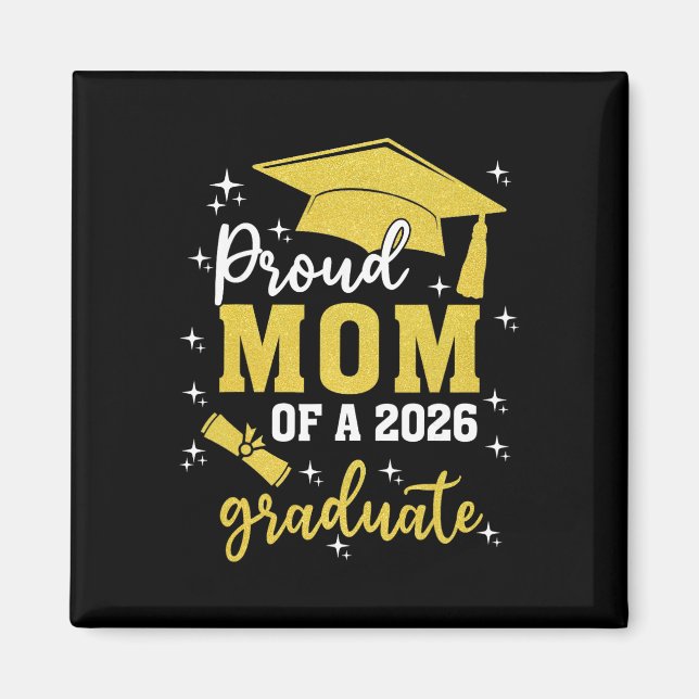 Imã Mãe Orgulhosa De Um Graduando Da Turma De 2026 Gra (Frente)