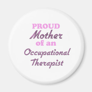 Imã Mãe orgulhosa de um terapeuta ocupacional