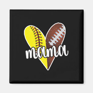 Imã Mãe orgulhosa do jogador de softball mãe