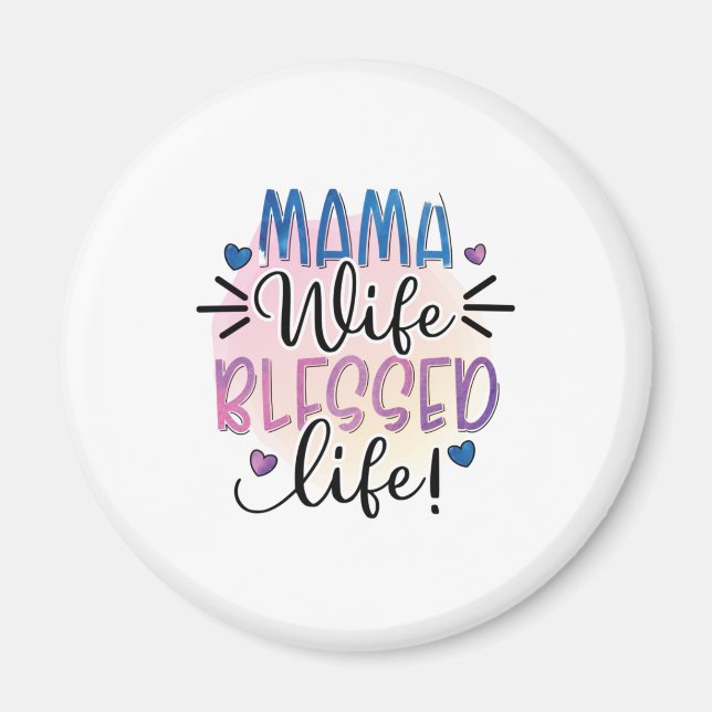 Imã Mãe Presente Mulher Abençoada (Frente)
