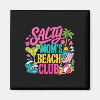 Imã Mãe salgada engraçada de verão clube de praia féri