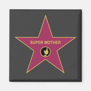 Imã Mãe super - estrela da mãe de Hollywood