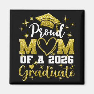 Imã Mãe Super Orgulhosa do Graduado de 2026 Graduado S