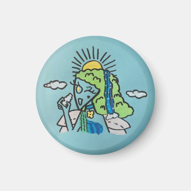 Imã Mãe Terra Magneta (Frente)