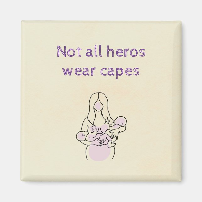 Imã Mães gêmeas são Heros (Frente)