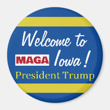 MAGA Bem-vindo ao Presidente do Iowa Trump Rally