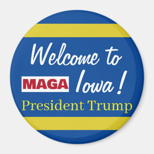 Imã MAGA Bem-vindo ao Presidente do Iowa Trump Rally