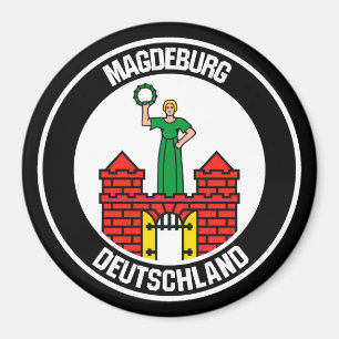 Imã Magdeburg Round Emblem