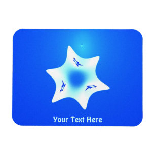 Ímã Magen Lavan (White Star)