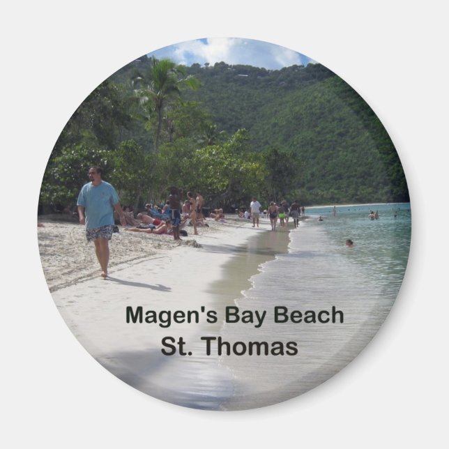 Imã Magen's Bay Beach, Rua. (Frente)