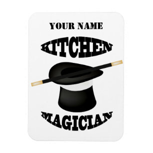 Ímã Magia Cozinha Cozinha Cook Fotografia Personalizad