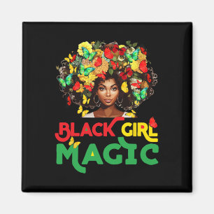 Imã Magia da Garota Preta Mês da História Negra Borbol
