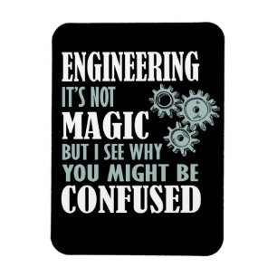 Ímã Magia De Engenharia Eu Vejo Por Que Você Pode Ser 