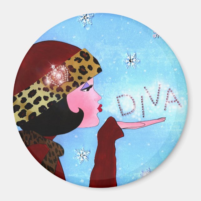 Imã "Magia de inverno" (Frente)