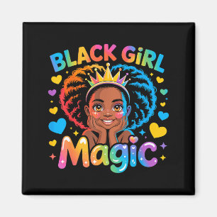 Imã Magia de Menina Preta Menina Africana Hbcu