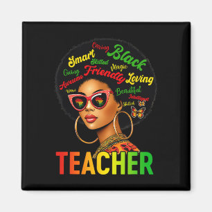 Imã Magia de Professora Negra Educação História Negra