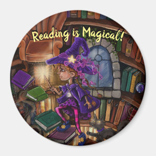 Imã Magia na Biblioteca 'Ler é Mágico'